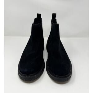 Clarks Men's Clarkdale Easy Chelsea Boot, Black Suede, Size 8